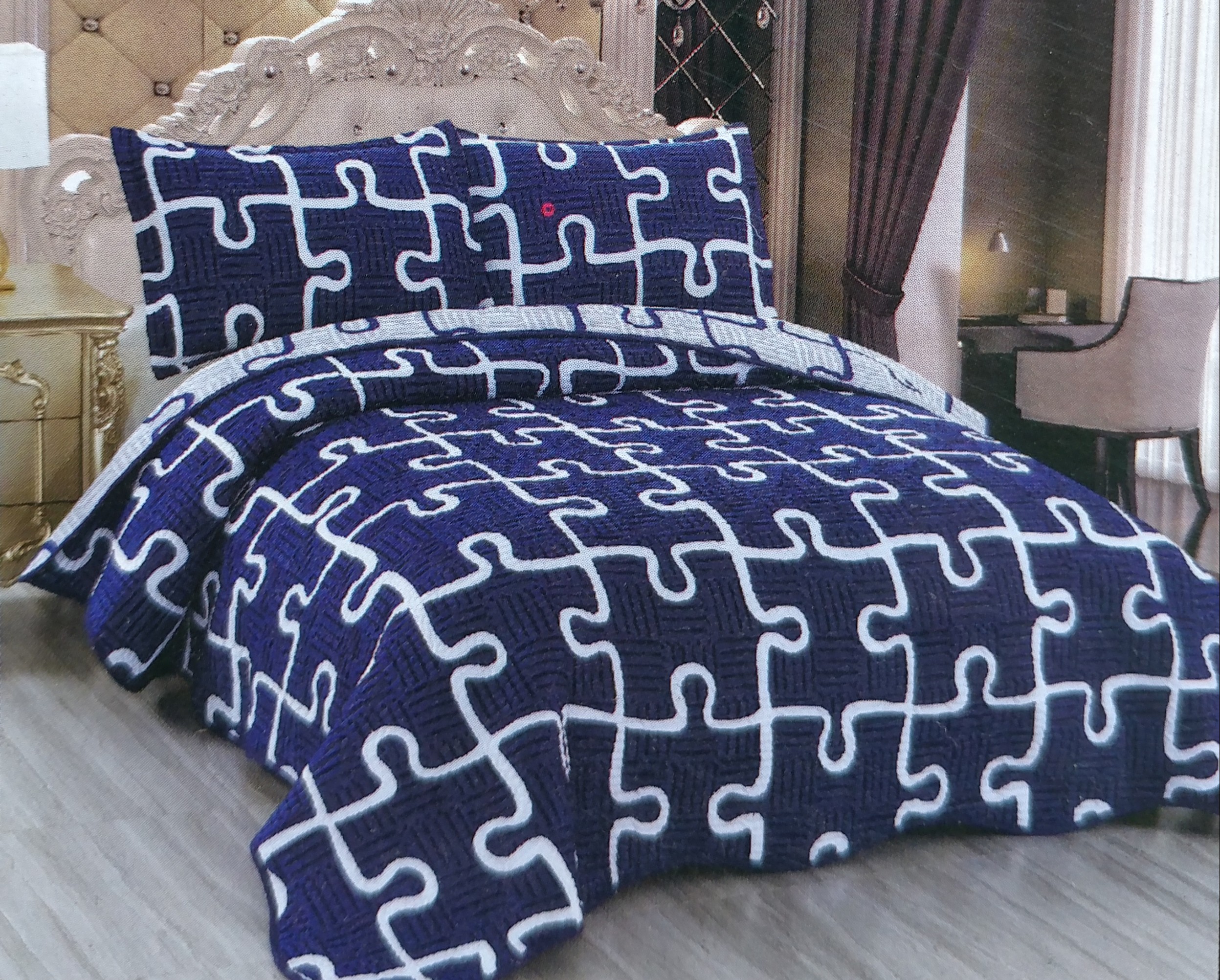 puzzle-bed-cover